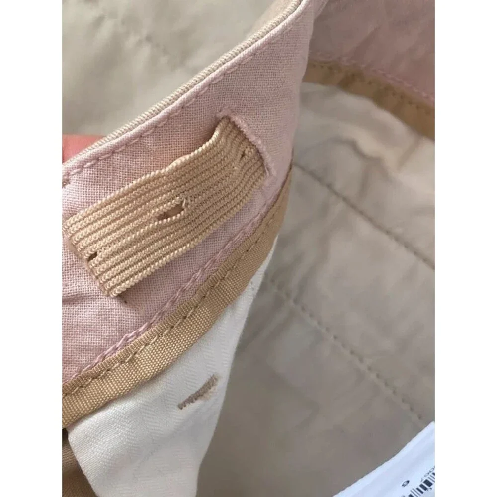 Gap Kids Beige Khaki Chino Shorts Size 6 NWT Adjustable Waist Organic Cotton